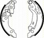 TRISCAN 8100 15016 комплект тормозных колодок на FIAT PANDA (169)