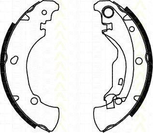 TRISCAN 8100 15625 комплект тормозных колодок на FIAT MAREA (185)