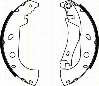 TRISCAN 8100 15626 комплект тормозных колодок на FIAT MAREA Weekend (185)