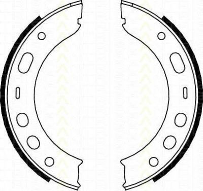 TRISCAN 8100 20002 комплект тормозных колодок, стояночная тормозная с на PORSCHE 911 (996)