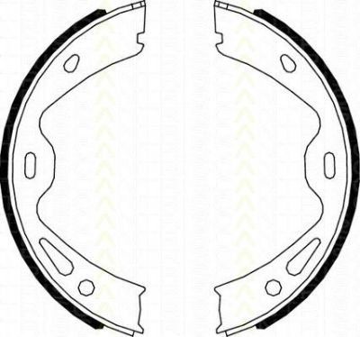 TRISCAN 8100 20005 комплект тормозных колодок, стояночная тормозная с на PORSCHE 911 (997)