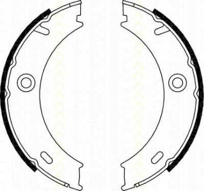 TRISCAN 8100 23025 комплект тормозных колодок, стояночная тормозная с на VW LT 28-46 II фургон (2DA, 2DD, 2DH)