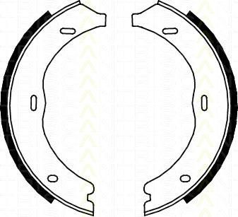 TRISCAN 8100 23030 комплект тормозных колодок на MERCEDES-BENZ VITO автобус (W639)