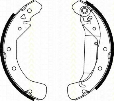 TRISCAN 8100 24589 комплект тормозных колодок на OPEL ASTRA H (L48)