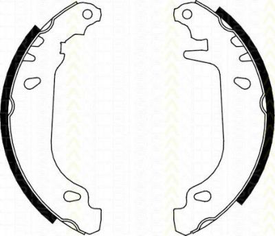 TRISCAN 8100 25476 комплект тормозных колодок на RENAULT CLIO I (B/C57_, 5/357_)