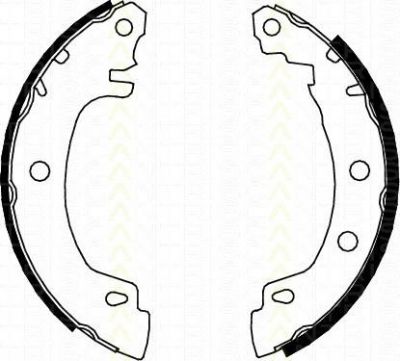 TRISCAN 8100 25581 комплект тормозных колодок на RENAULT MEGANE III Наклонная задняя часть (BZ0_)