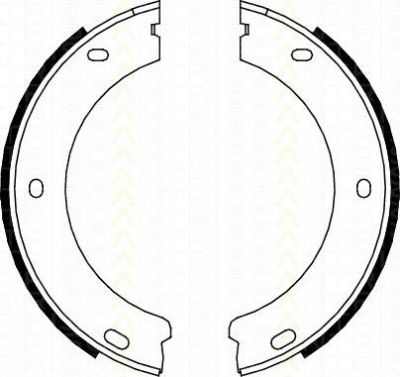 TRISCAN 8100 28522 комплект тормозных колодок, стояночная тормозная с на PEUGEOT 605 (6B)