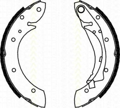TRISCAN 8100 28598 комплект тормозных колодок на PEUGEOT PARTNER фургон (5)