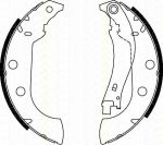 TRISCAN 8100 28642 комплект тормозных колодок на PEUGEOT 306 (7B, N3, N5)