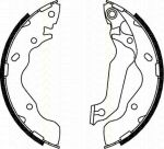 TRISCAN 8100 43015 комплект тормозных колодок на HYUNDAI ACCENT II седан (LC)