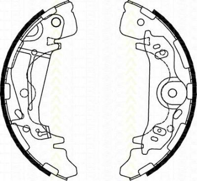 TRISCAN 8100 43017 комплект тормозных колодок на HYUNDAI H-1 Cargo (TQ)