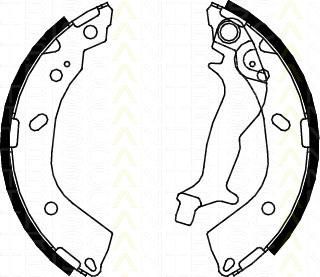 TRISCAN 8100 43018 комплект тормозных колодок на HYUNDAI GETZ (TB)