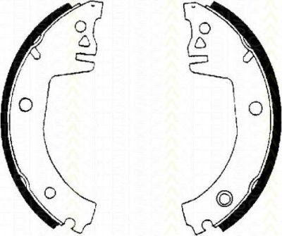 TRISCAN 8100 67514 комплект тормозных колодок на SKODA FAVORIT Forman (785)