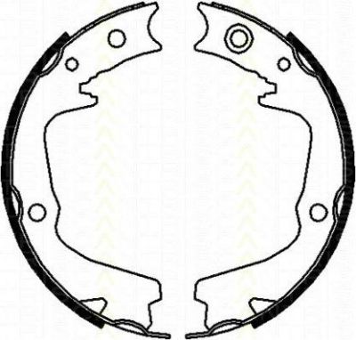 TRISCAN 8100 68002 комплект тормозных колодок, стояночная тормозная с на SUBARU IMPREZA универсал (GG)