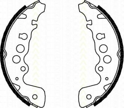 TRISCAN 8100 69608 комплект тормозных колодок на SUZUKI GRAND VITARA II (JT)