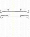 TRISCAN 8105 101642 комплектующие, колодки дискового тормоза на AUDI A4 Allroad (8KH, B8)