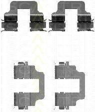 TRISCAN 8105 101646 комплектующие, колодки дискового тормоза на VOLVO V70 III (BW)