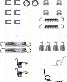 TRISCAN 8105 102498 комплектующие, тормозная колодка на RENAULT 25 (B29_)