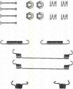 TRISCAN 8105 102525 комплектующие, тормозная колодка на FIAT MAREA (185)