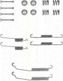 TRISCAN 8105 102564 комплектующие, тормозная колодка на PEUGEOT 306 (7B, N3, N5)