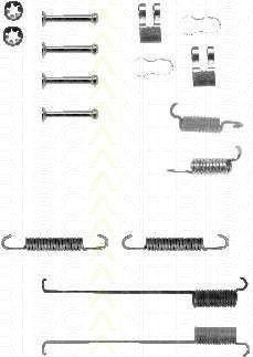 TRISCAN 8105 102576 комплектующие, тормозная колодка на FIAT PANDA (169)