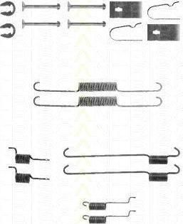 TRISCAN 8105 102595 комплектующие, тормозная колодка на SUZUKI BALENO универсал (EG)