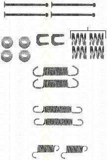 TRISCAN 8105 102606 комплектующие, тормозная колодка на TOYOTA LAND CRUISER (_J6_)