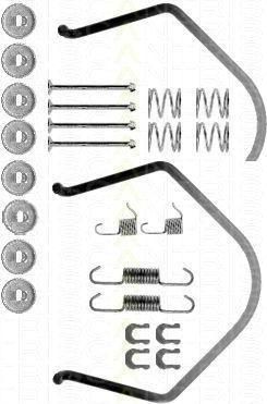 TRISCAN 8105 132506 комплектующие, тормозная колодка на TOYOTA TERCEL (AL2_)