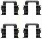 TRISCAN 8105 141594 комплектующие, колодки дискового тормоза на NISSAN PRIMERA (P10)