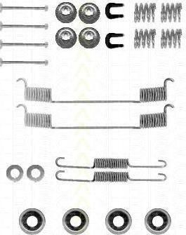 TRISCAN 8105 142504 комплектующие, тормозная колодка на HYUNDAI SONATA II (Y-2)