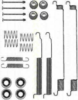 TRISCAN 8105 142566 комплектующие, тормозная колодка на NISSAN PATHFINDER II (R50)