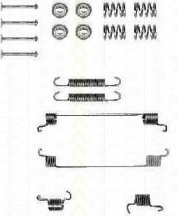 TRISCAN 8105 152540 комплектующие, тормозная колодка на RENAULT CLIO II (BB0/1/2_, CB0/1/2_)