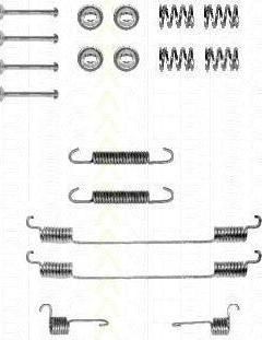 TRISCAN 8105 152549 комплектующие, тормозная колодка на FIAT TEMPRA S.W. (159)