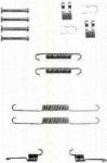 TRISCAN 8105 152554 комплектующие, тормозная колодка на FIAT PANDA Van (141_)