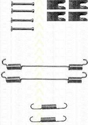 TRISCAN 8105 152561 комплектующие, тормозная колодка на FIAT FIORINO фургон/универсал (225)