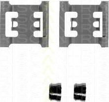 TRISCAN 8105 161611 комплектующие, колодки дискового тормоза на FORD TRANSIT c бортовой платформой/ходовая часть (E_ _)