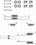 TRISCAN 8105 162283 комплектующие, тормозная колодка на FORD SIERRA (GBG, GB4)