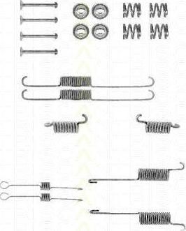 TRISCAN 8105 162283 комплектующие, тормозная колодка на FORD SIERRA (GBG, GB4)