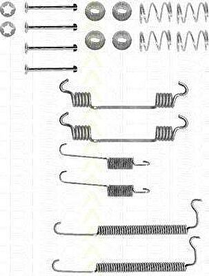 TRISCAN 8105 212002 комплектующие, тормозная колодка на CHEVROLET AVEO седан (T300)