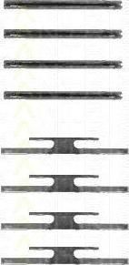 TRISCAN 8105 241510 комплектующие, колодки дискового тормоза на OPEL OMEGA A (16_, 17_, 19_)