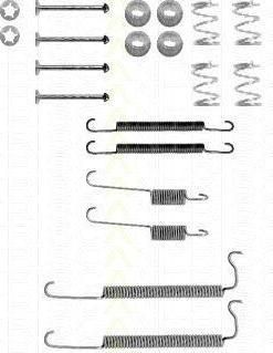 TRISCAN 8105 242447 комплектующие, тормозная колодка на OPEL ASCONA C (81_, 86_, 87_, 88_)