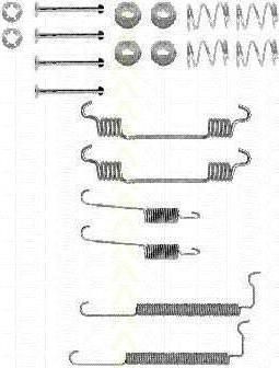 TRISCAN 8105 242561 комплектующие, тормозная колодка на OPEL ASTRA F Наклонная задняя часть (53_, 54_, 58_, 59_)