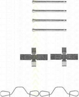 TRISCAN 8105 291397 комплектующие, колодки дискового тормоза на VW PASSAT (32B)