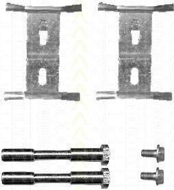 TRISCAN 8105 291604 комплектующие, колодки дискового тормоза на VW TOUAREG (7LA, 7L6, 7L7)