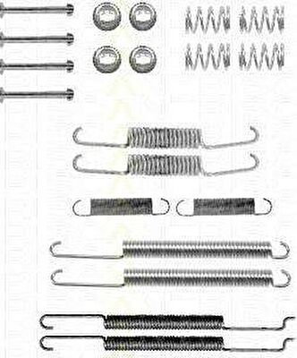 TRISCAN 8105 292574 комплектующие, тормозная колодка на SKODA ROOMSTER Praktik (5J)