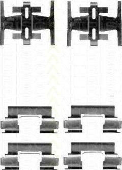 TRISCAN 8105 401609 комплектующие, колодки дискового тормоза на HONDA ACCORD IV (CB)