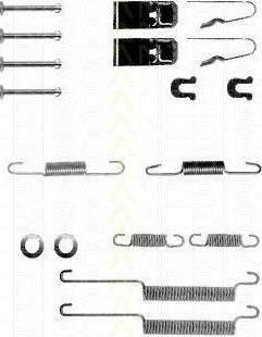 TRISCAN 8105 402522 комплектующие, тормозная колодка на HONDA CIVIC VI Hatchback (EJ, EK)