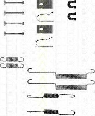 TRISCAN 8105 402537 комплектующие, тормозная колодка на HONDA ACCORD III (CA)