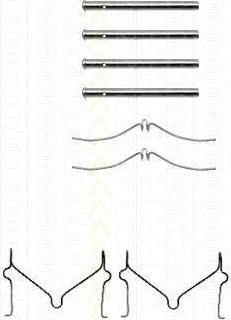 TRISCAN 8105 501568 комплектующие, колодки дискового тормоза на MAZDA 323 C IV (BG)