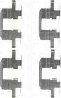 TRISCAN 8105 681533 комплектующие, колодки дискового тормоза на SUBARU LEGACY III универсал (BE, BH)